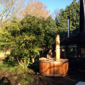 Pre-loved hot tub arrived home, Hertfordshire, February 2014