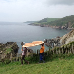 Hot tub for a Beach Hut, Devon, June 2014