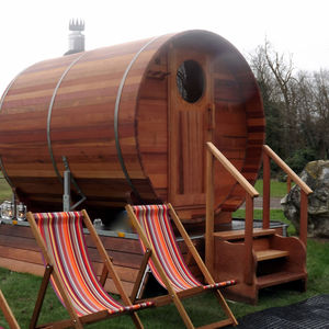 Hire a barrel sauna