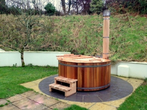 First hot tub we sold to Gower Peninsula, Ferbuary 2014